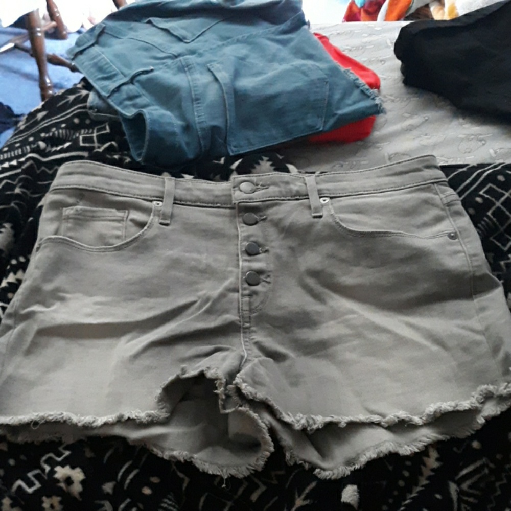 Grey denim shirts